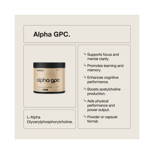 Alpha GPC By Switch Nutrition