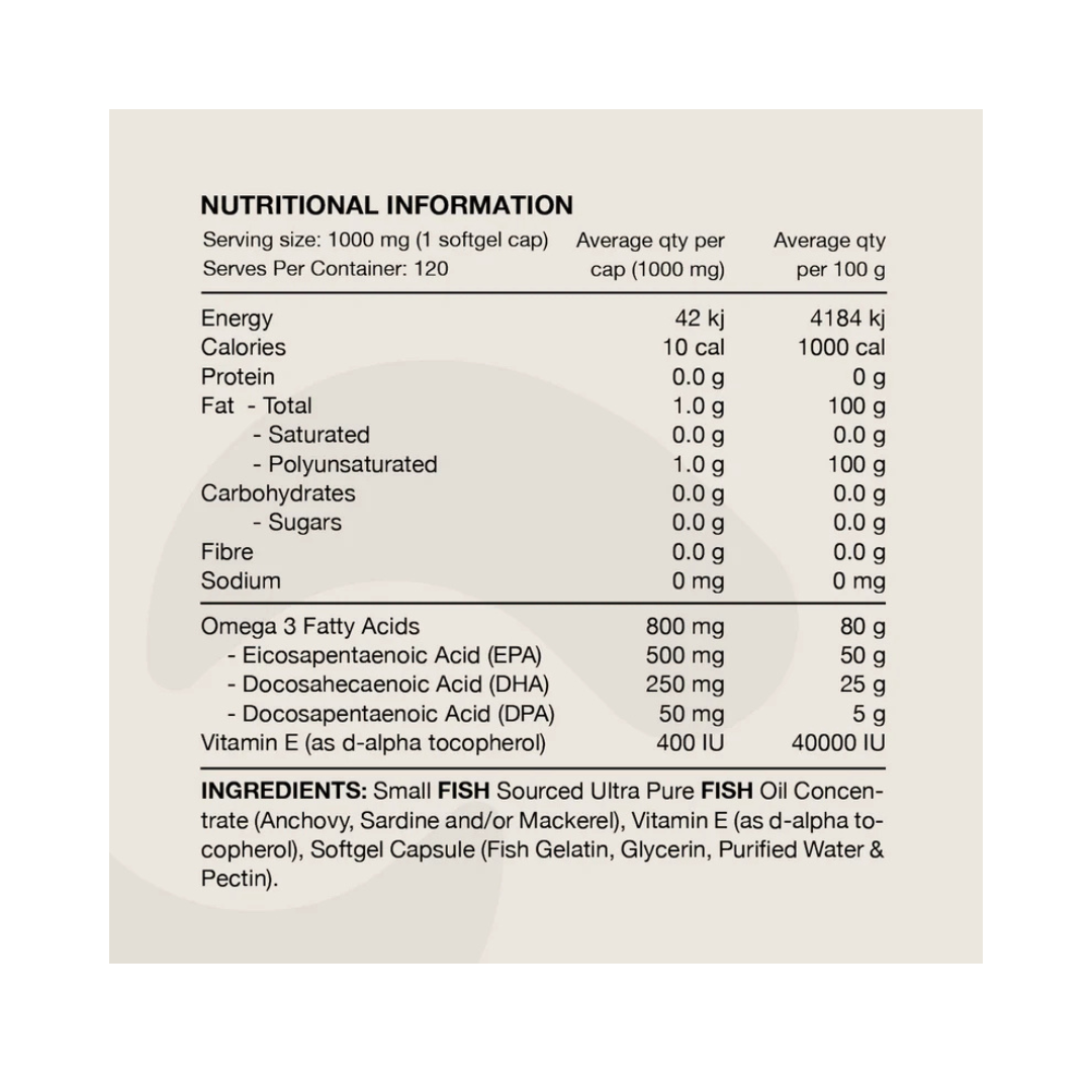 Ultra Fish Oil By Switch Nutrition