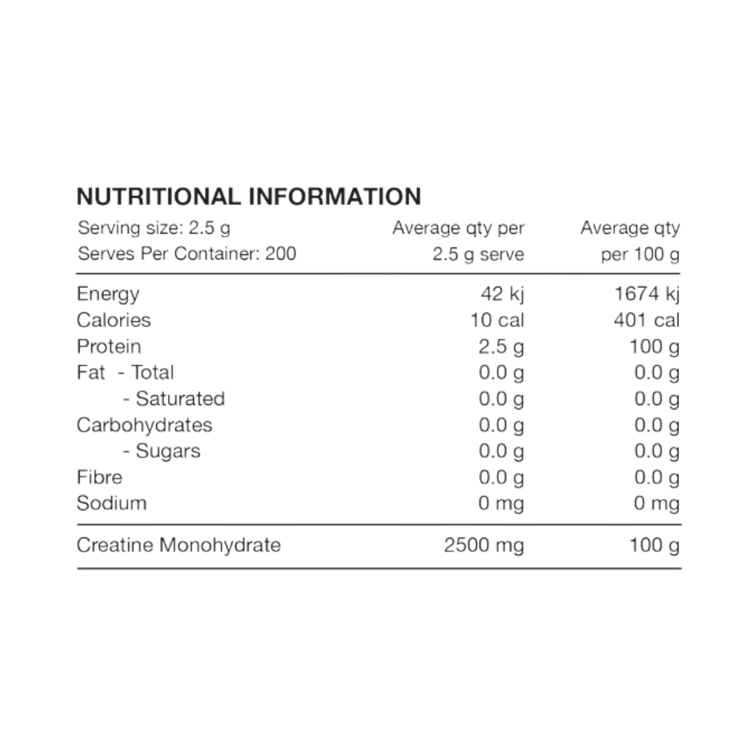 Creatine Monohydrate By Switch Nutrition