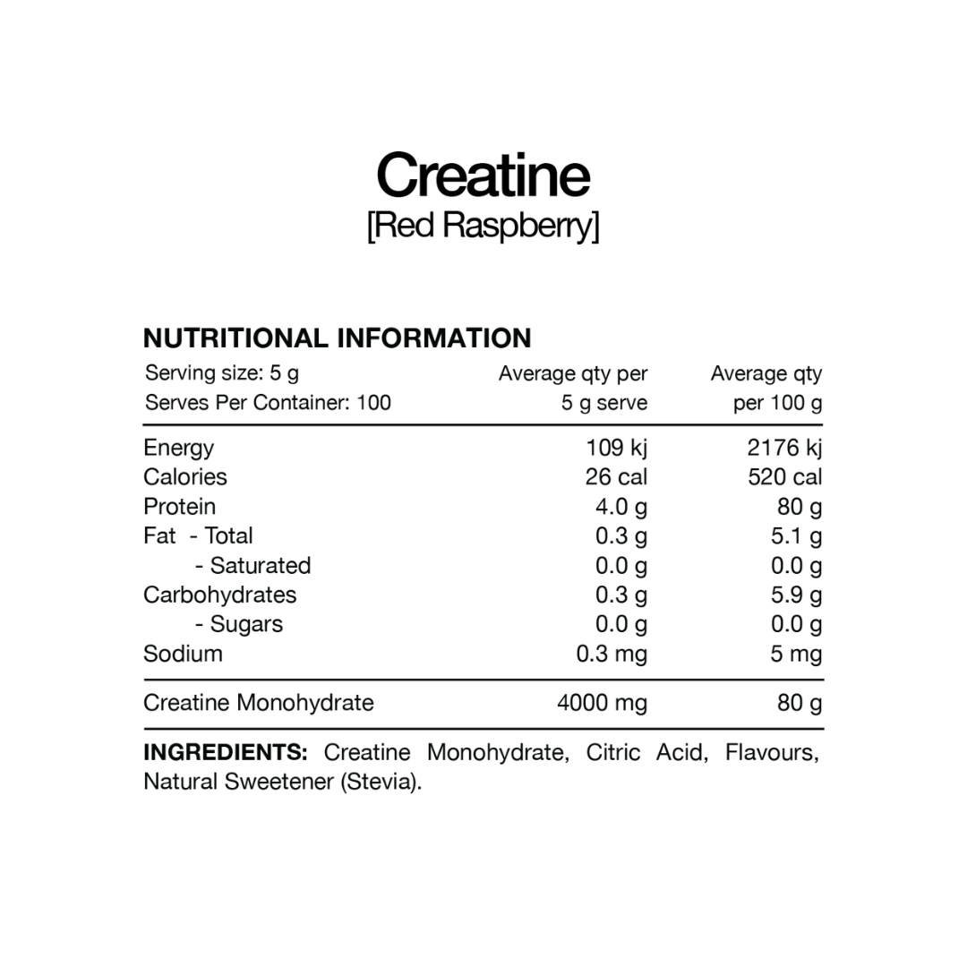 Flavoured Creatine Monohydrate By Switch Nutrition