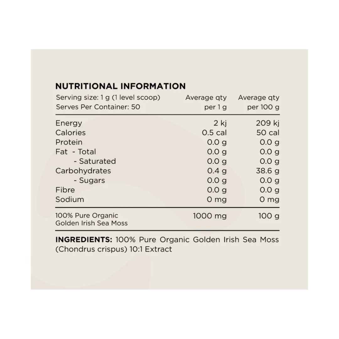 Sea Moss By Switch Nutrition