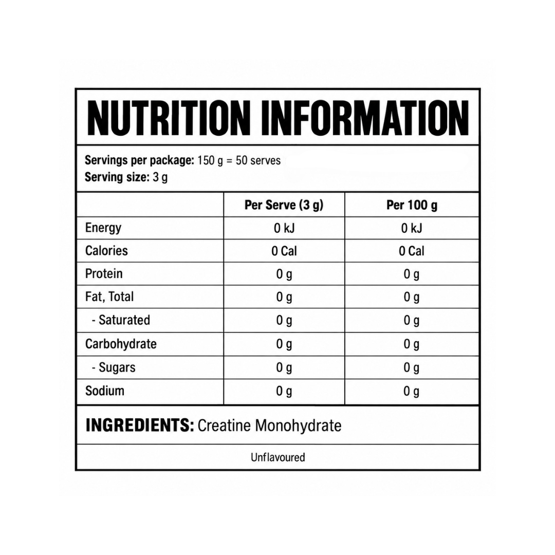 Creatine Monohydrate by TXA Nutrition
