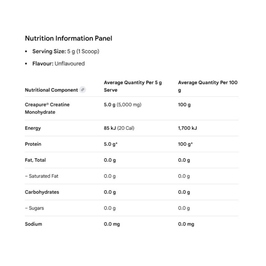 Creatine Monohydrate (Creapure) By ATP Science