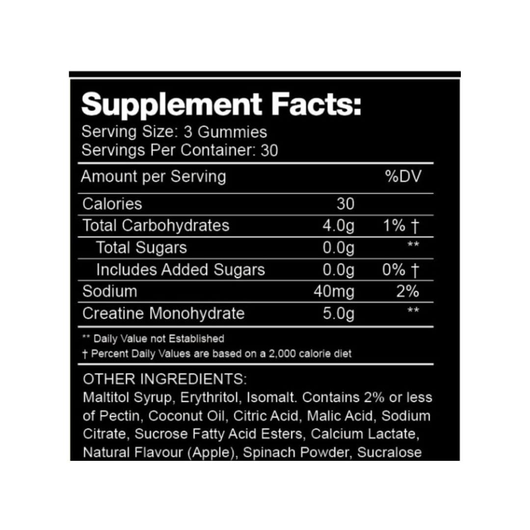 Sour Creatine Gummies By Swoleys