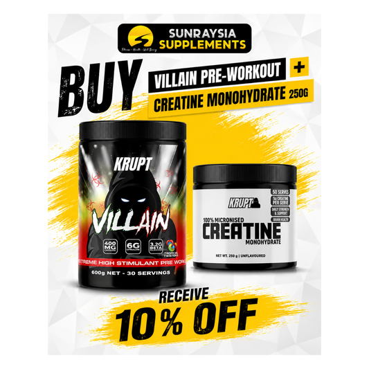 Villain Pre-Workout + Creatine 250g