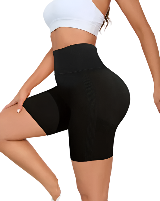 Giinetix - Womens Scrunch Bum Long Shorts