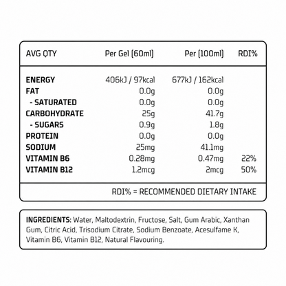 Isotonic Energy Gels By FUELR