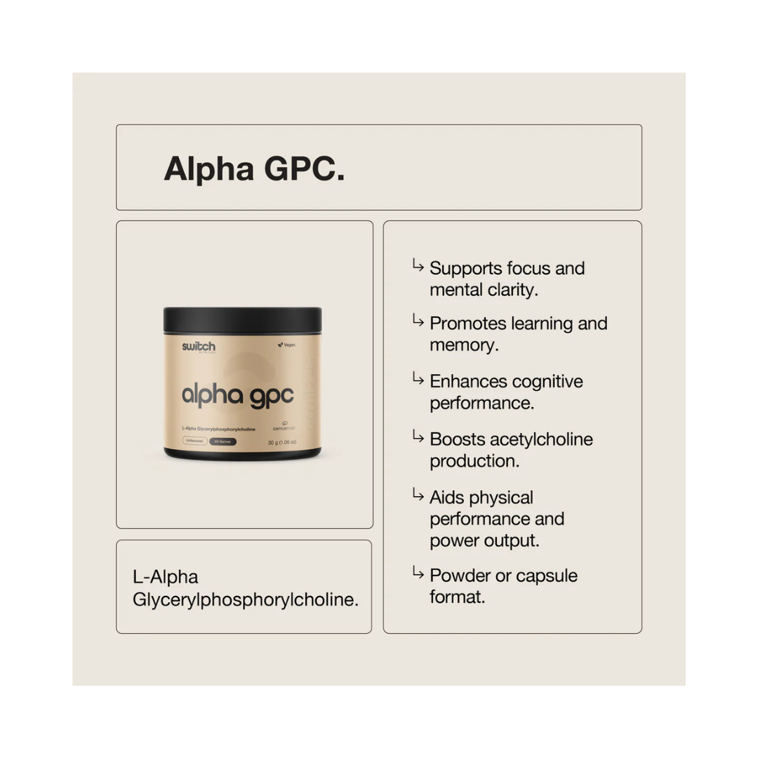 Alpha GPC By Switch Nutrition