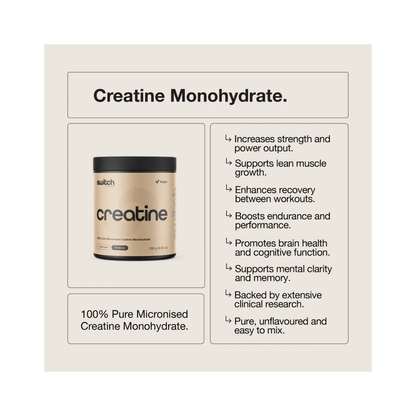 Creatine Monohydrate By Switch Nutrition