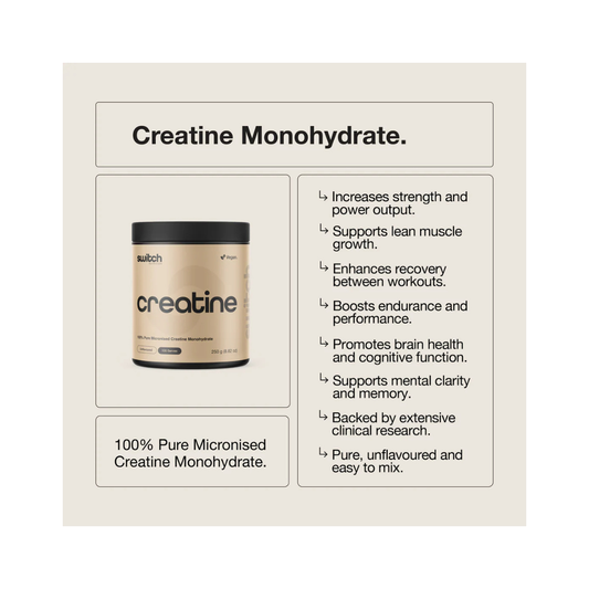 Creatine Monohydrate By Switch Nutrition