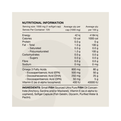 Ultra Fish Oil By Switch Nutrition