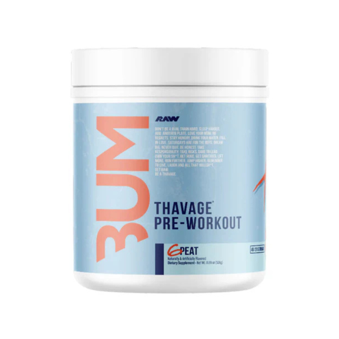Thavage Pre-Workout By Raw Nutrition