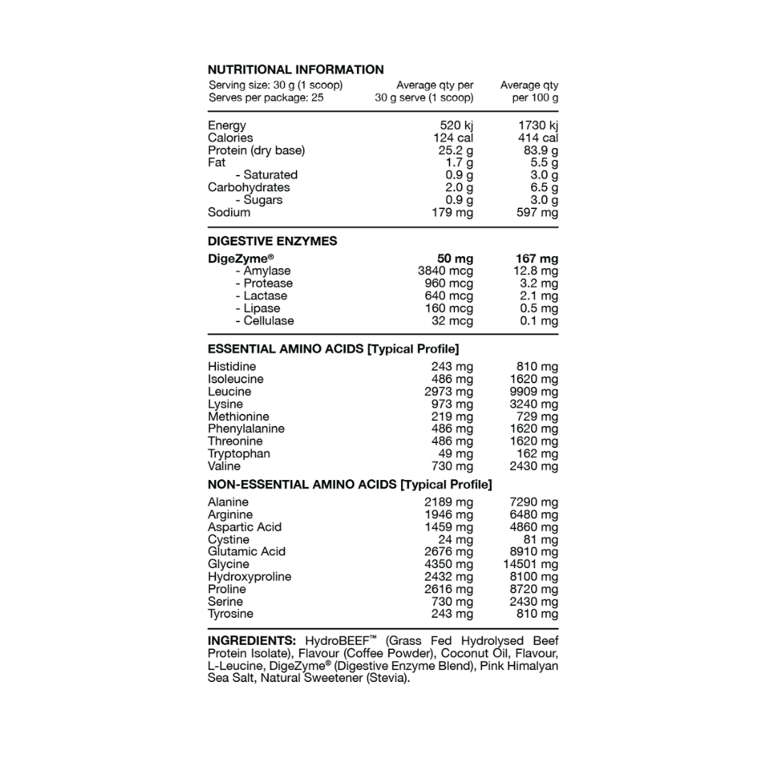 Beef Protein Isolate By Switch Nutrition