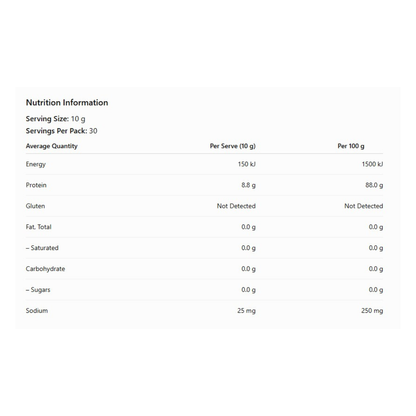 Natural Gelatine 300g By Nutra Organics