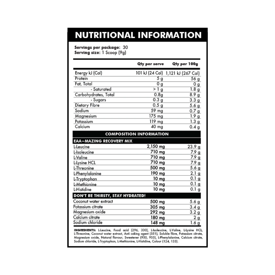 P.E.D – EAA + Hydration By BIOKEY