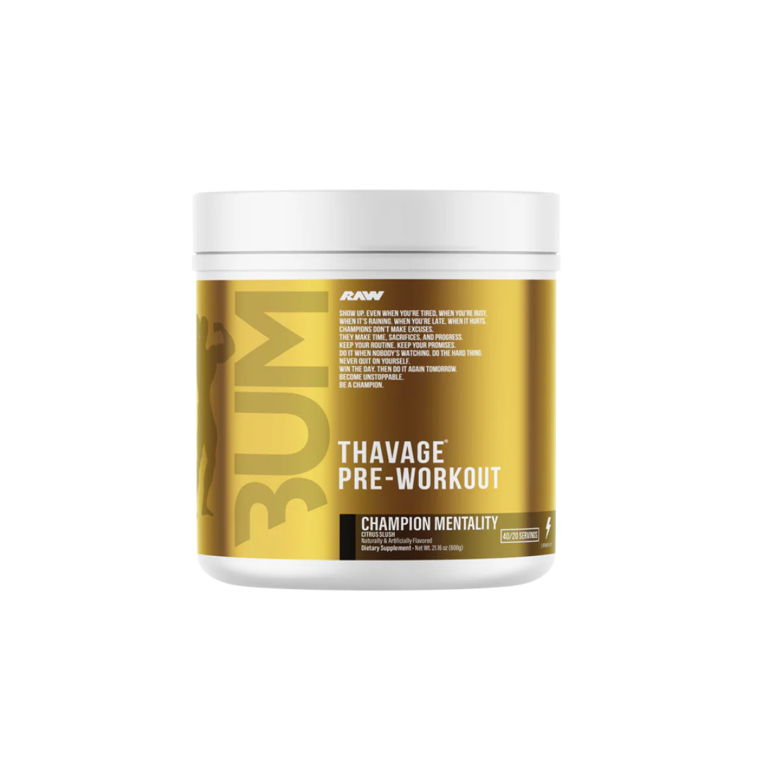 Thavage Pre-Workout By Raw Nutrition