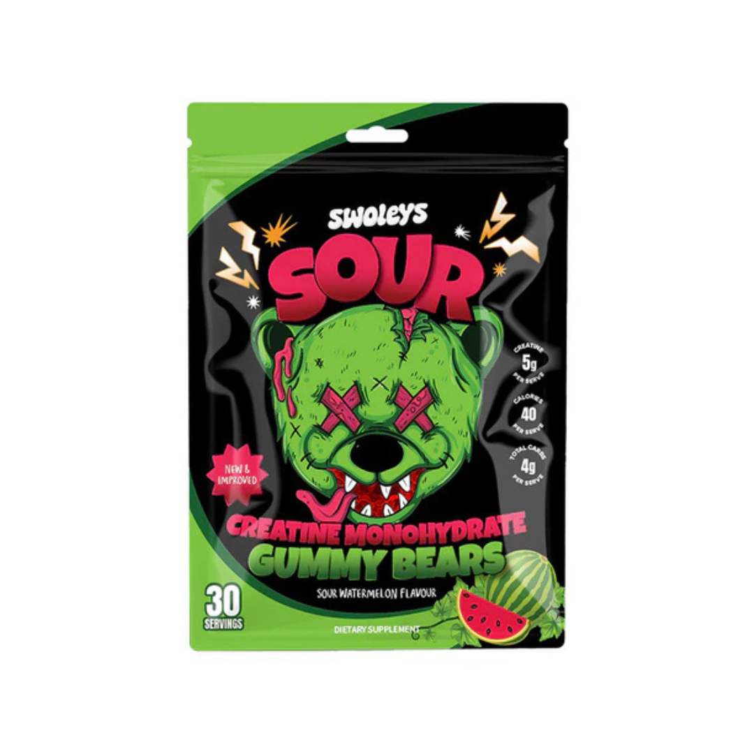 Sour Creatine Gummies By Swoleys