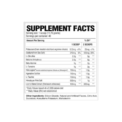 Pump By Raw Nutrition