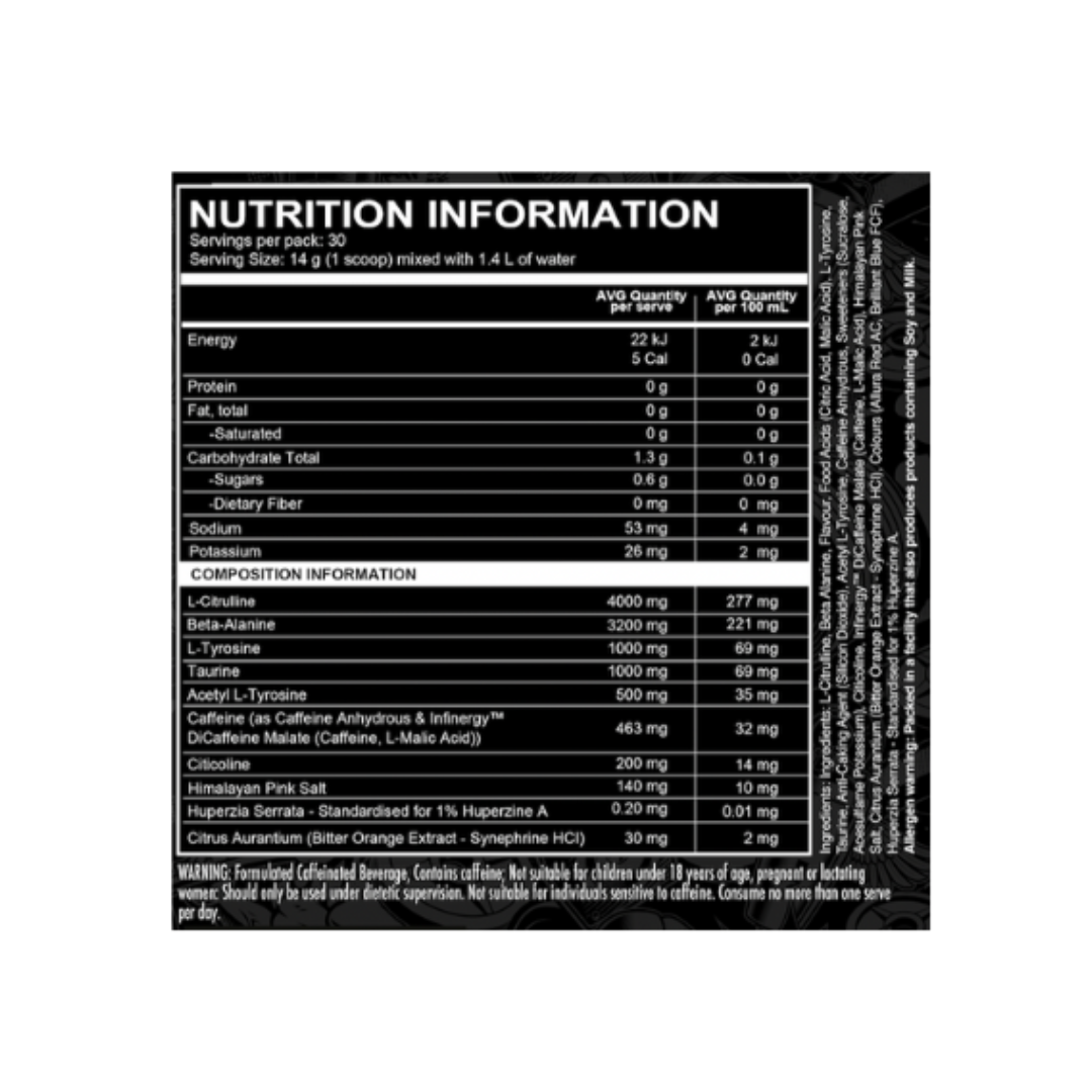 Headshot – Pre-Workout Formula