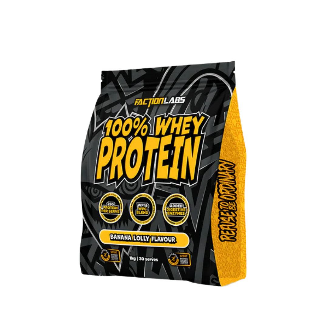 100% Whey Protein By FactionLabs