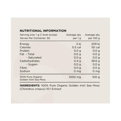 Sea Moss By Switch Nutrition