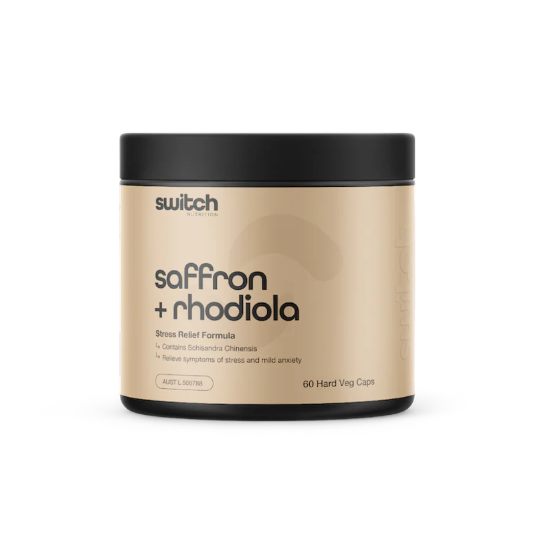 Saffron + Rhodiola By Switch Nutrition