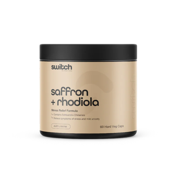 Saffron + Rhodiola By Switch Nutrition