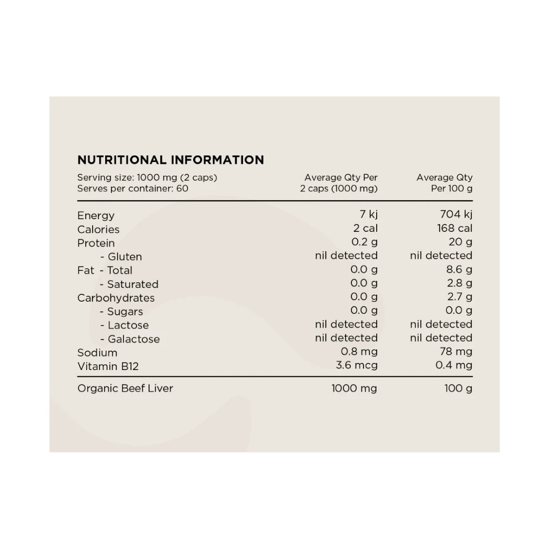 Beef Liver By Switch Nutrition