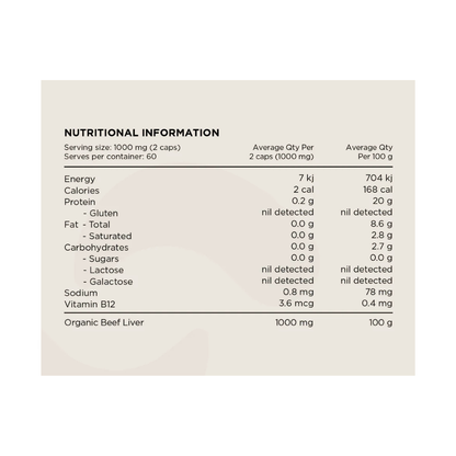 Beef Liver By Switch Nutrition