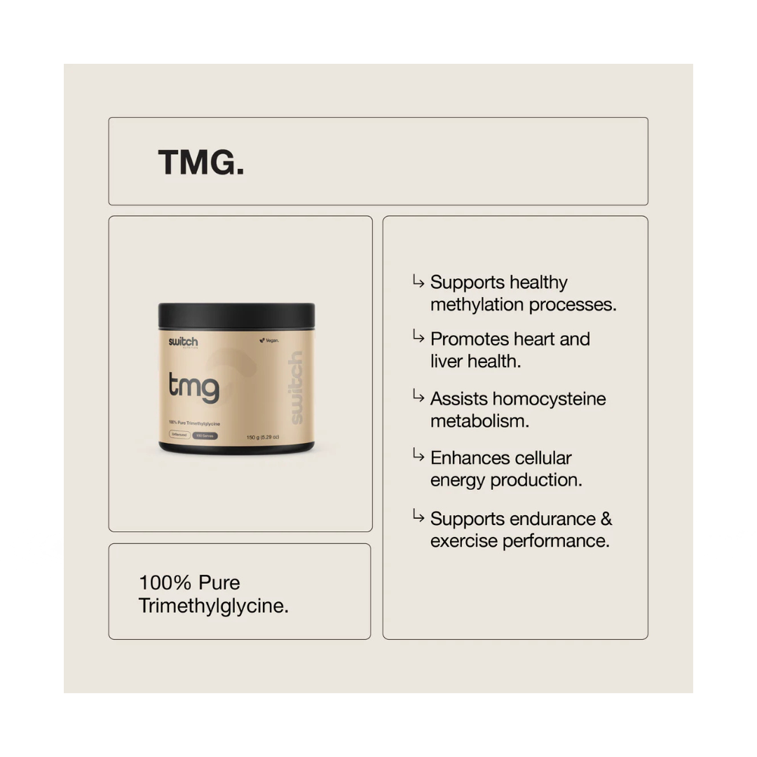 Trimethylglycine (TMG) By Switch Nutrition