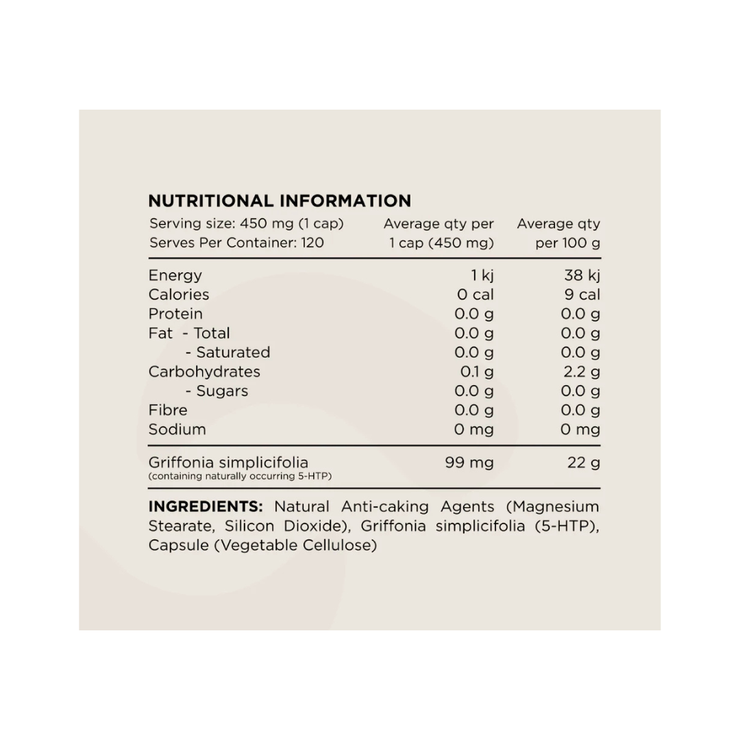Griffonia (5-HTP) By Switch Nutrition