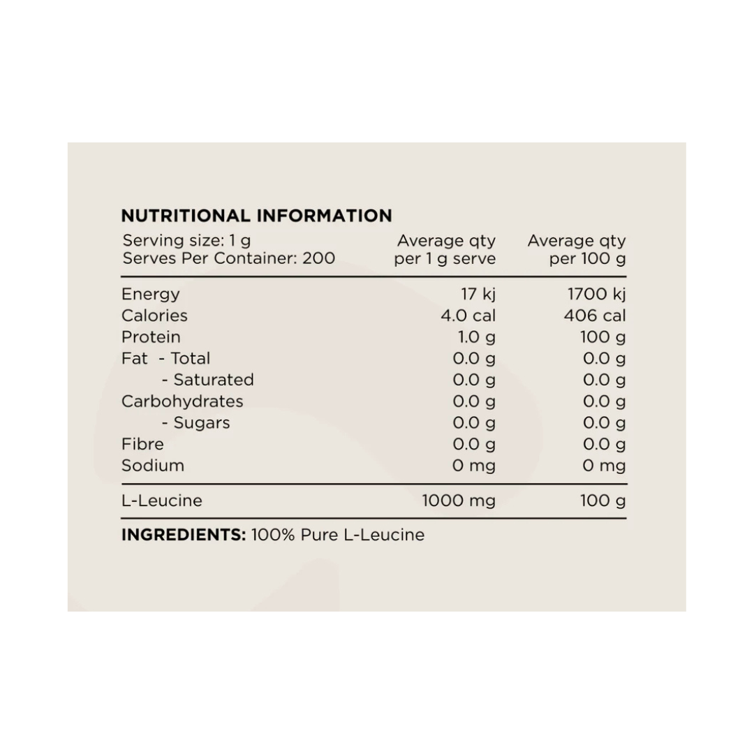 L-Leucine By Switch Nutrition