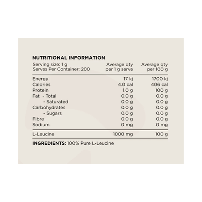 L-Leucine By Switch Nutrition