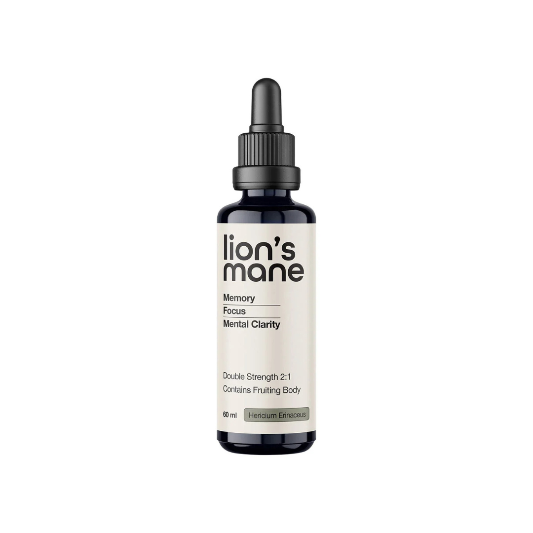 Lion's Mane Liquid Mushroom Extract Double Strength 60ml By Switch Nutrition