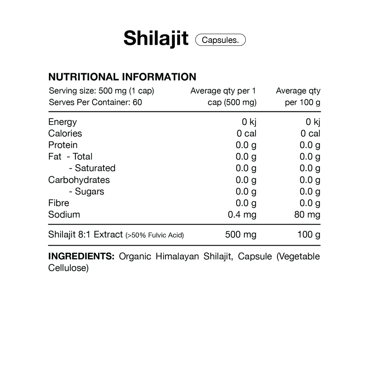 Shilajit By Switch Nutrition