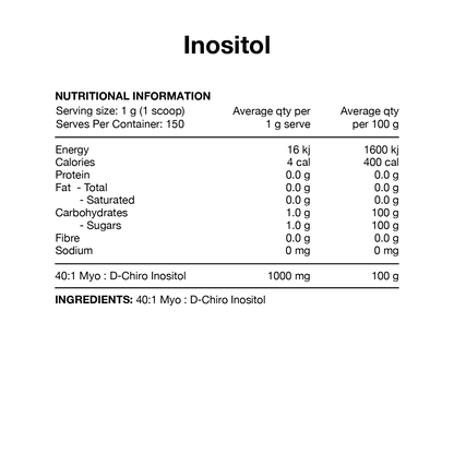 Inositol By Switch Nutrition