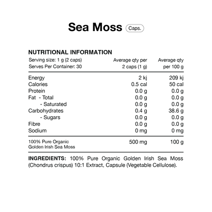 Sea Moss By Switch Nutrition
