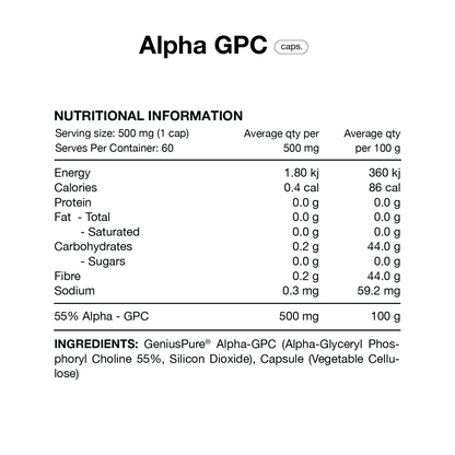 Alpha GPC By Switch Nutrition
