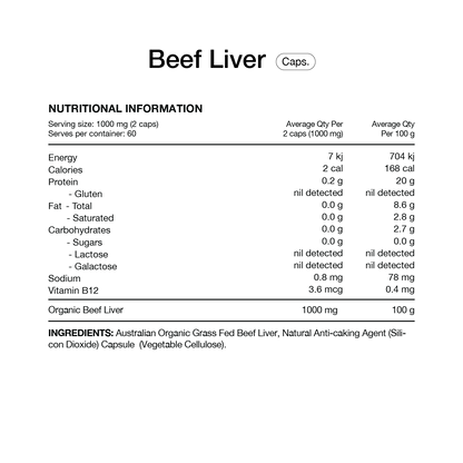 Beef Liver By Switch Nutrition