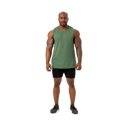 Force Fleece Tank Green By Ryderwear
