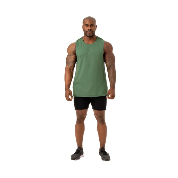 Force Fleece Tank Green By Ryderwear
