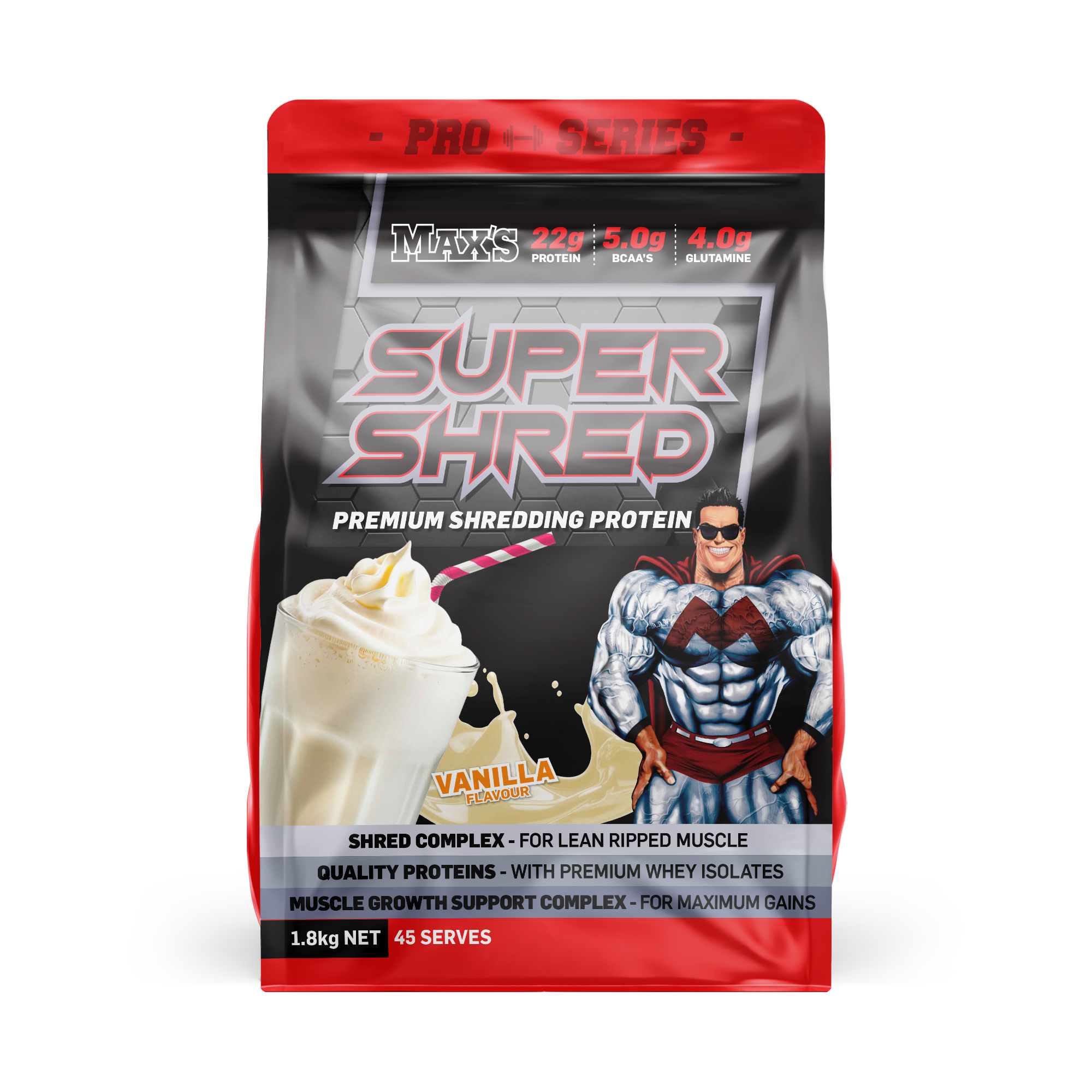 SuperShred — High-Protein, Low-Carb Formula