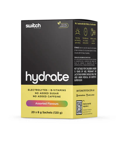Switch Hydrate 20 Serve Sachet Box